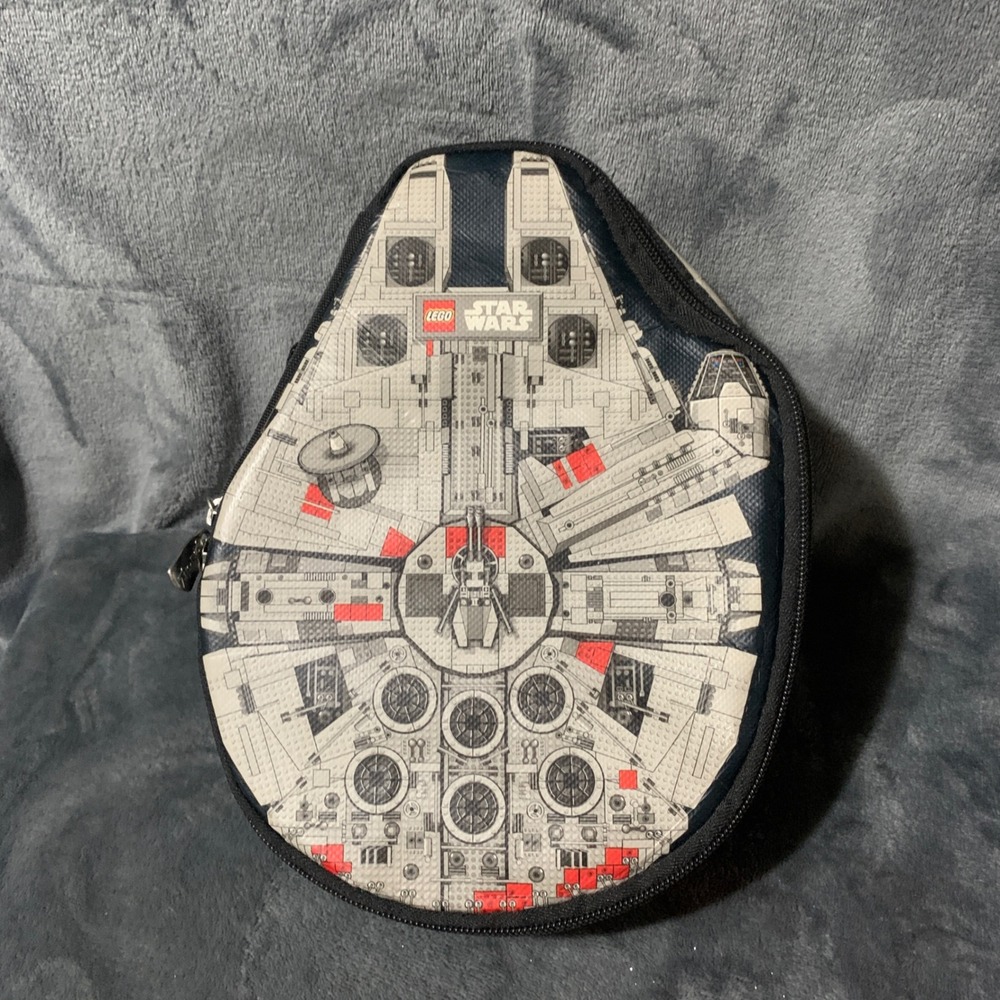 Lego Star Ward ZipBin Millennium Falcon Storage Case Kids Gray Neat-Oh! 1471XX